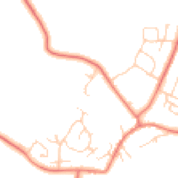 Daytime road noise heatmap for CH3 9RA