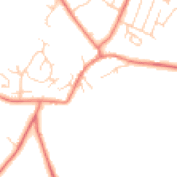 Daytime road noise heatmap for CH3 9RH