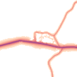 Daytime road noise heatmap for CH3 9SE