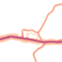 Daytime road noise heatmap for CH3 9SF