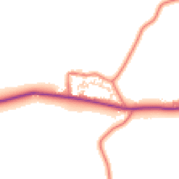 Daytime road noise heatmap for CH3 9SG