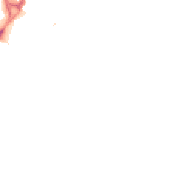 Night-time road noise heatmap for CH4 7AB