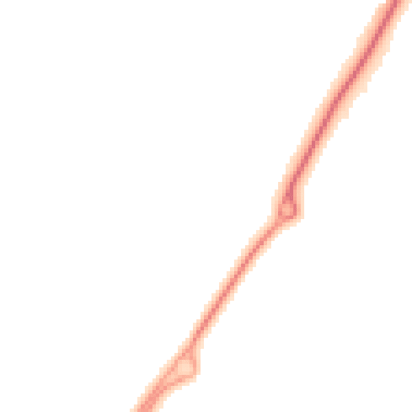 Night-time road noise heatmap for CH4 7GP