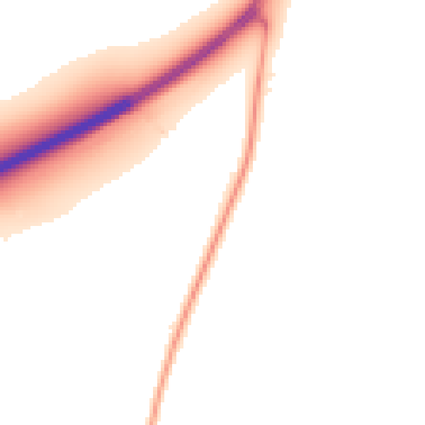 Night-time road noise heatmap for CH4 9DF