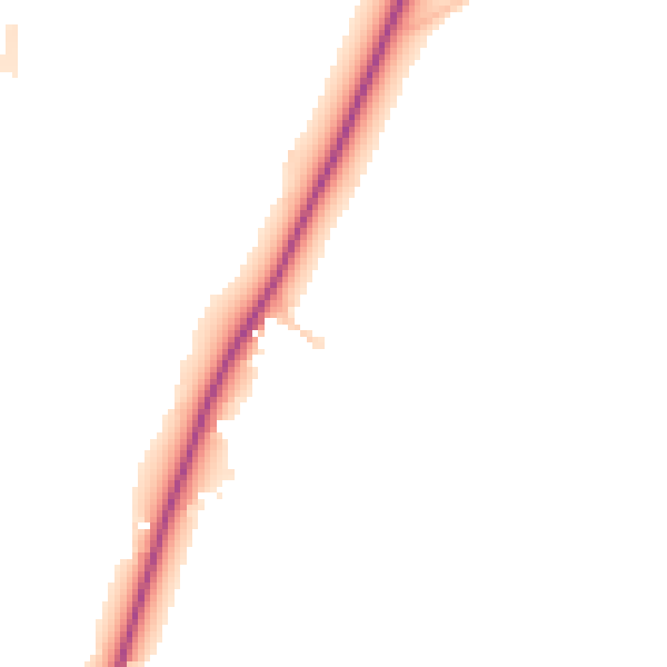Daytime road noise heatmap for CH4 9GH