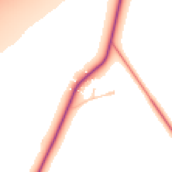 Daytime road noise heatmap for CH4 9HB