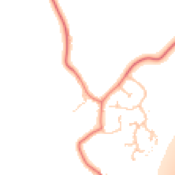 Daytime road noise heatmap for CH4 9LS