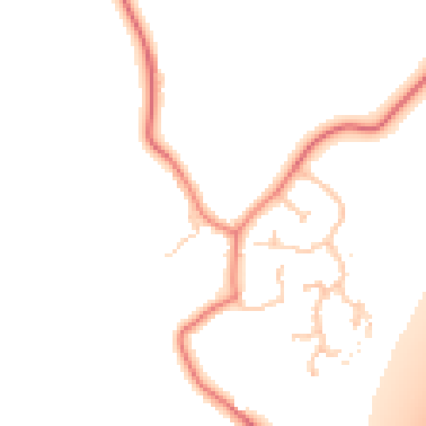 Daytime road noise heatmap for CH4 9LT