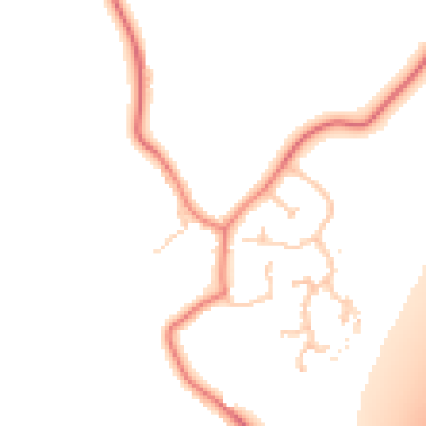 Daytime road noise heatmap for CH4 9ND