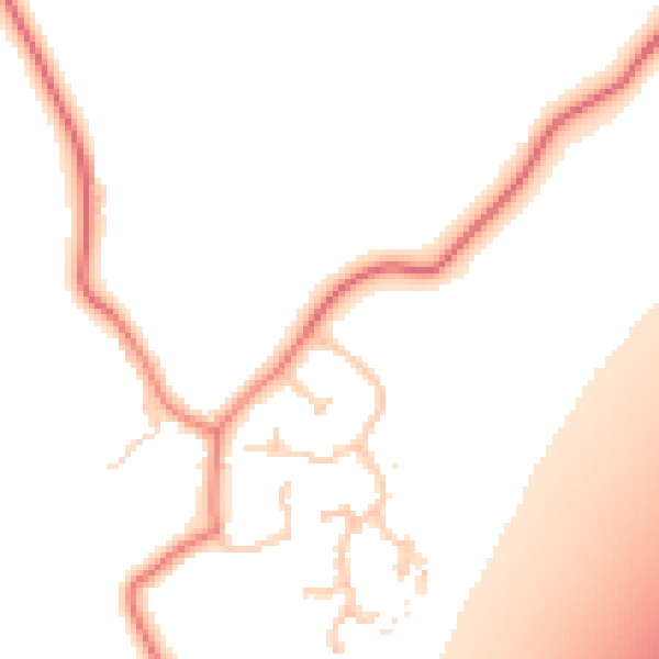Daytime road noise heatmap for CH4 9NG