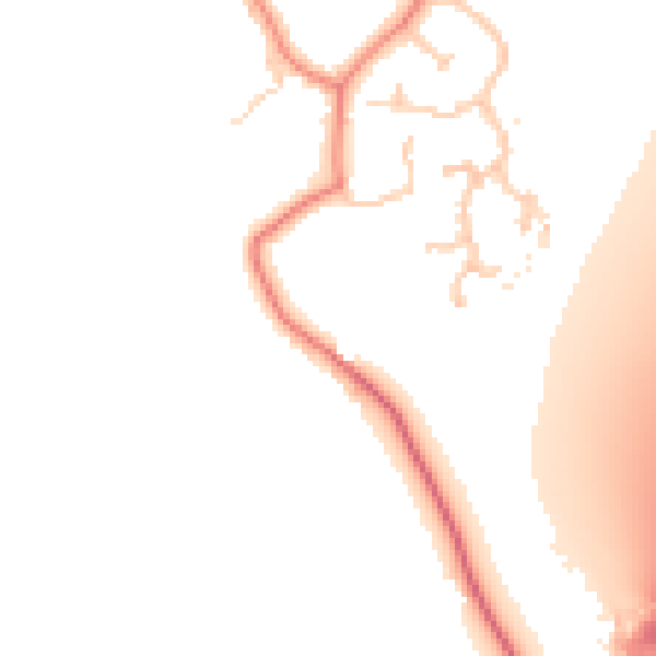 Daytime road noise heatmap for CH4 9NN
