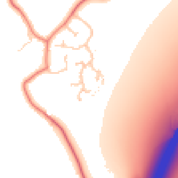 Daytime road noise heatmap for CH4 9NU