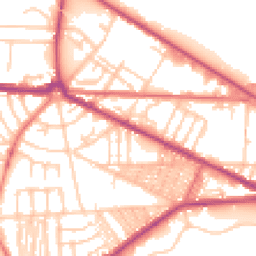 Daytime road noise heatmap for CH41 0AB