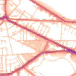 Daytime road noise heatmap for CH41 0AD
