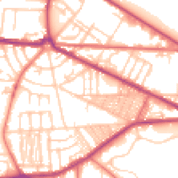 Daytime road noise heatmap for CH41 0AF
