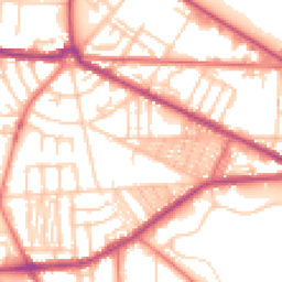 Daytime road noise heatmap for CH41 0AQ