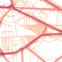 Daytime road noise heatmap for CH41 0AS