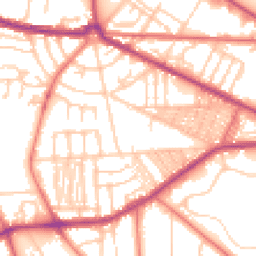 Daytime road noise heatmap for CH41 0AU