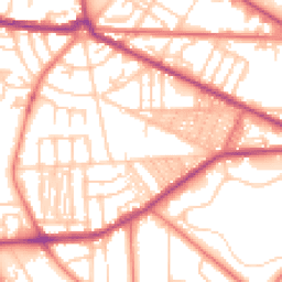 Daytime road noise heatmap for CH41 0AX