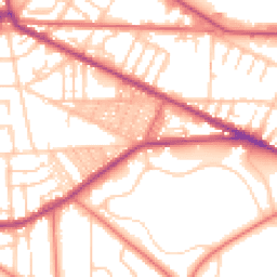 Daytime road noise heatmap for CH41 0AY