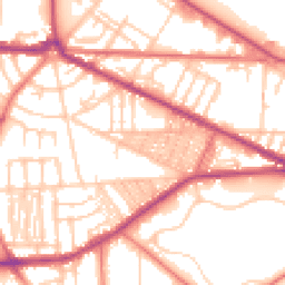 Daytime road noise heatmap for CH41 0BB