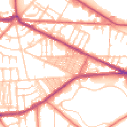 Daytime road noise heatmap for CH41 0BE