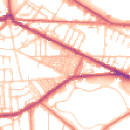 Daytime road noise heatmap for CH41 0BG