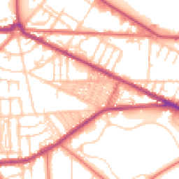 Daytime road noise heatmap for CH41 0BH