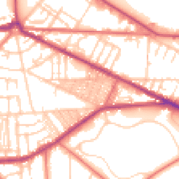 Daytime road noise heatmap for CH41 0BJ
