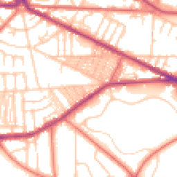 Daytime road noise heatmap for CH41 0BL