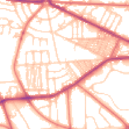 Daytime road noise heatmap for CH41 0BP