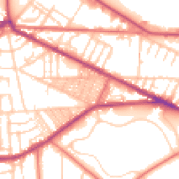 Daytime road noise heatmap for CH41 0BQ