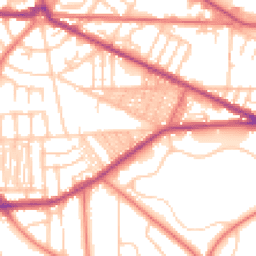 Daytime road noise heatmap for CH41 0BR