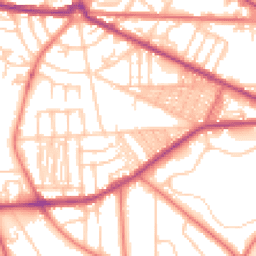 Daytime road noise heatmap for CH41 0BS