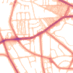 Daytime road noise heatmap for CH41 0DE