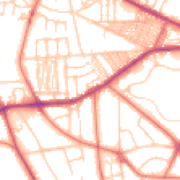 Daytime road noise heatmap for CH41 0DF