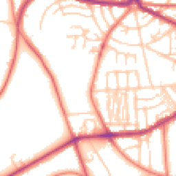 Daytime road noise heatmap for CH41 0DG