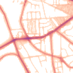 Daytime road noise heatmap for CH41 0DH
