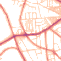 Daytime road noise heatmap for CH41 0DP