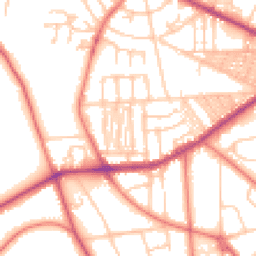 Daytime road noise heatmap for CH41 0DY