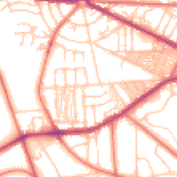Daytime road noise heatmap for CH41 0EN