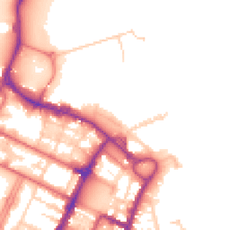 Daytime road noise heatmap for CH41 1AW