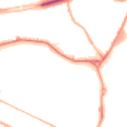 Night-time road noise heatmap for CH41 1DS