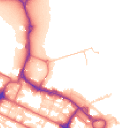 Daytime road noise heatmap for CH41 1LF