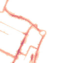Night-time road noise heatmap for CH41 1LU