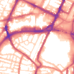 Daytime road noise heatmap for CH41 2SG