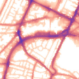 Daytime road noise heatmap for CH41 2SJ