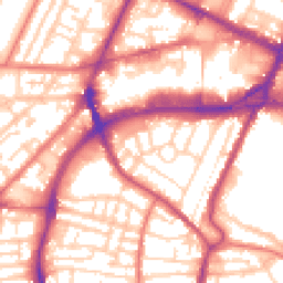 Daytime road noise heatmap for CH41 2SX