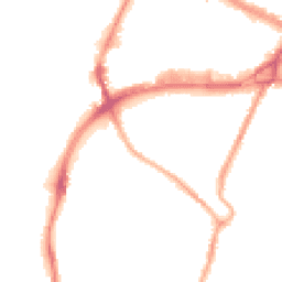 Night-time road noise heatmap for CH41 2SZ