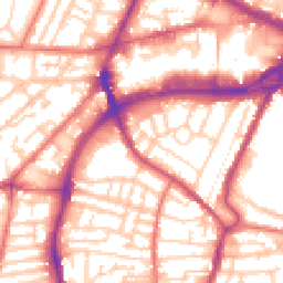 Daytime road noise heatmap for CH41 2TA
